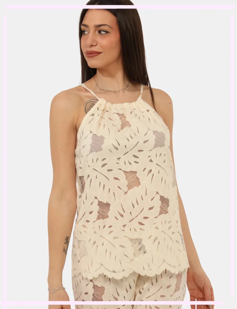 Top Emporio Armani Panna tg.S