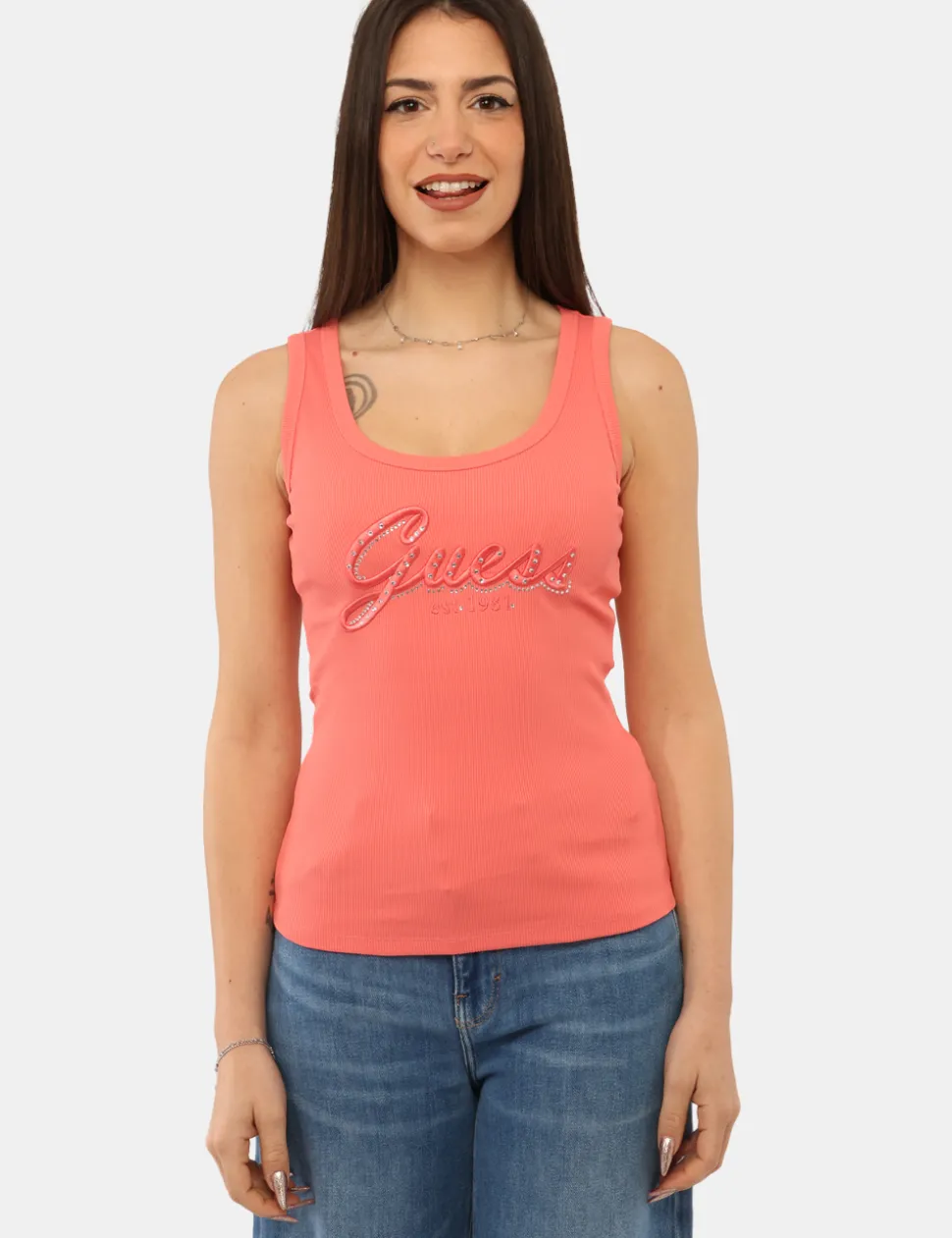 Top Guess Arancione