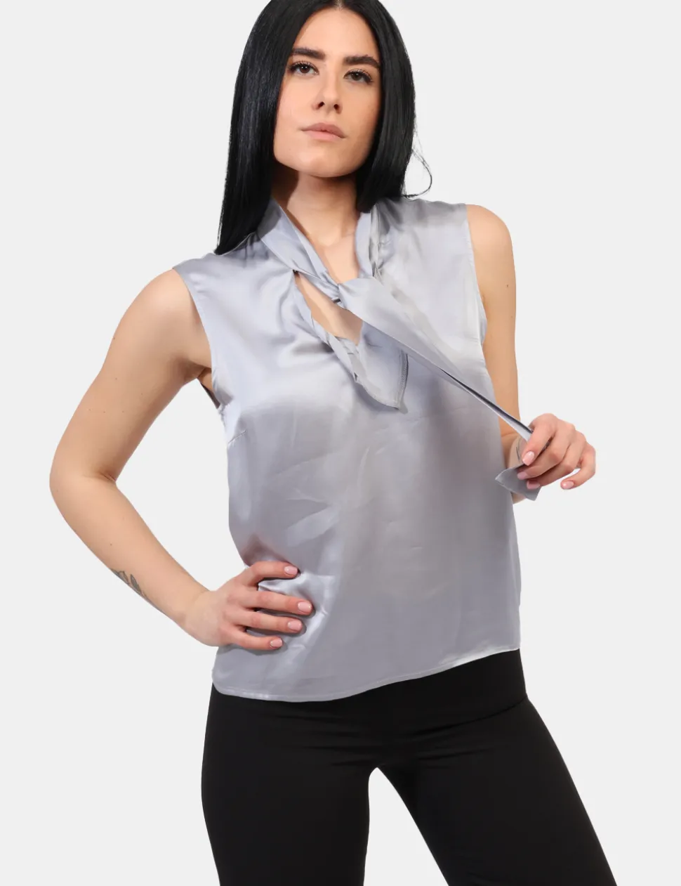 Top Materica Grigio