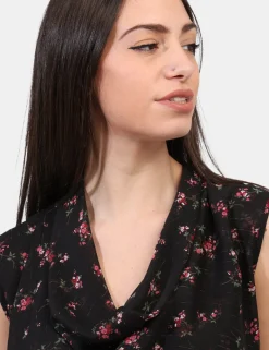 Top Materica Nero