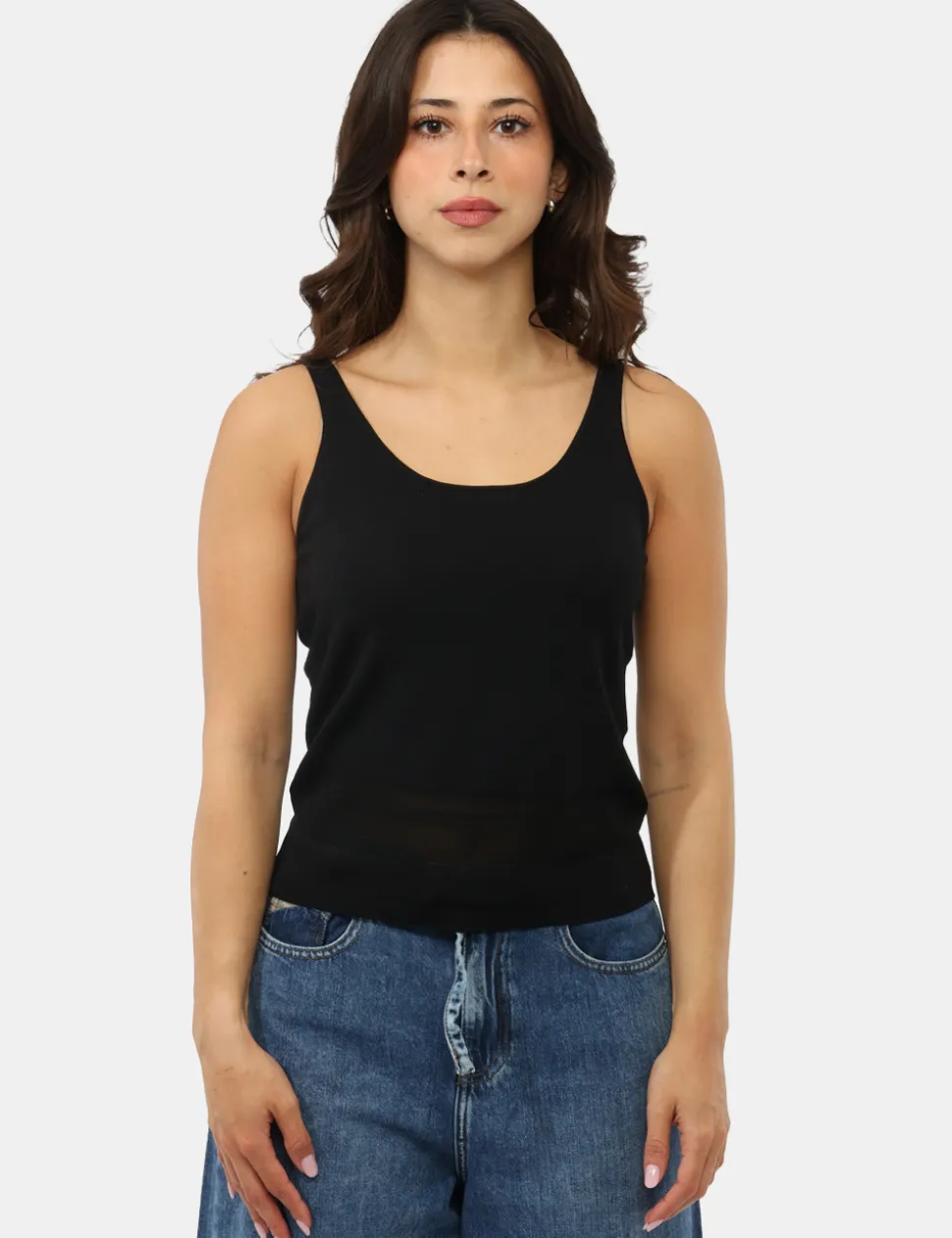 Top Materica Nero