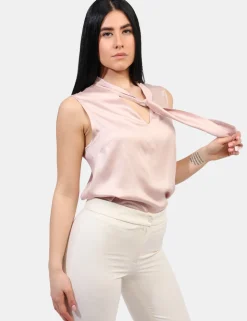 Top Materica Rosa