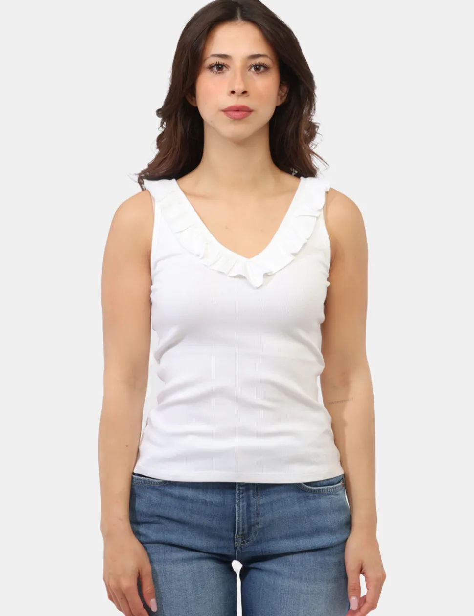 Top Pepe Jeans Bianco