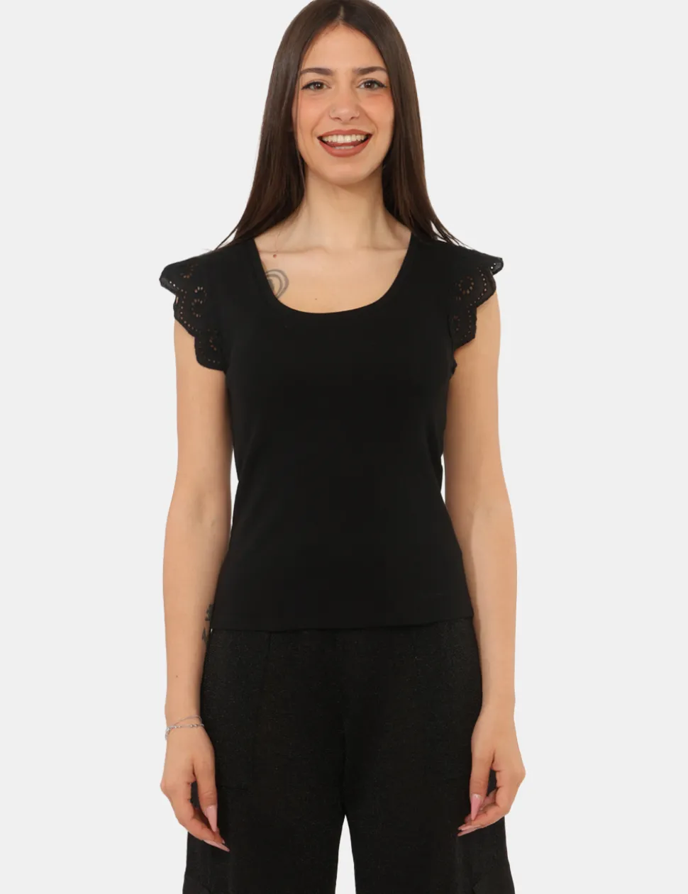 Top Pepe Jeans Nero