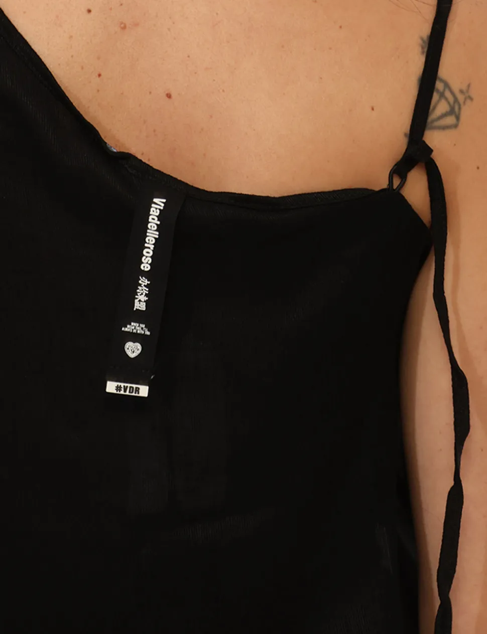 Top Via Delle Rose Nero