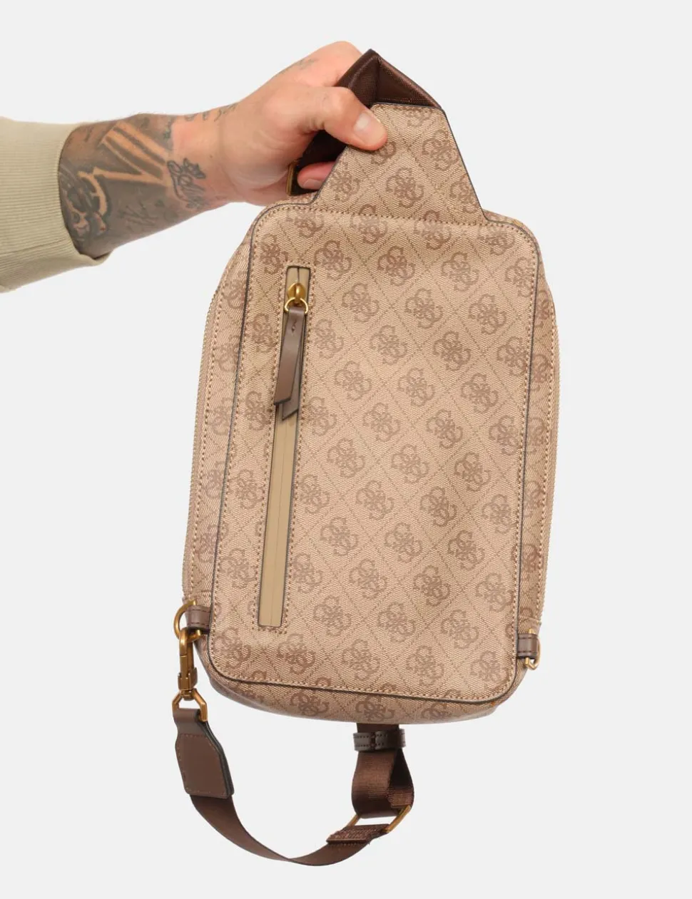 Tracolla Guess Marrone