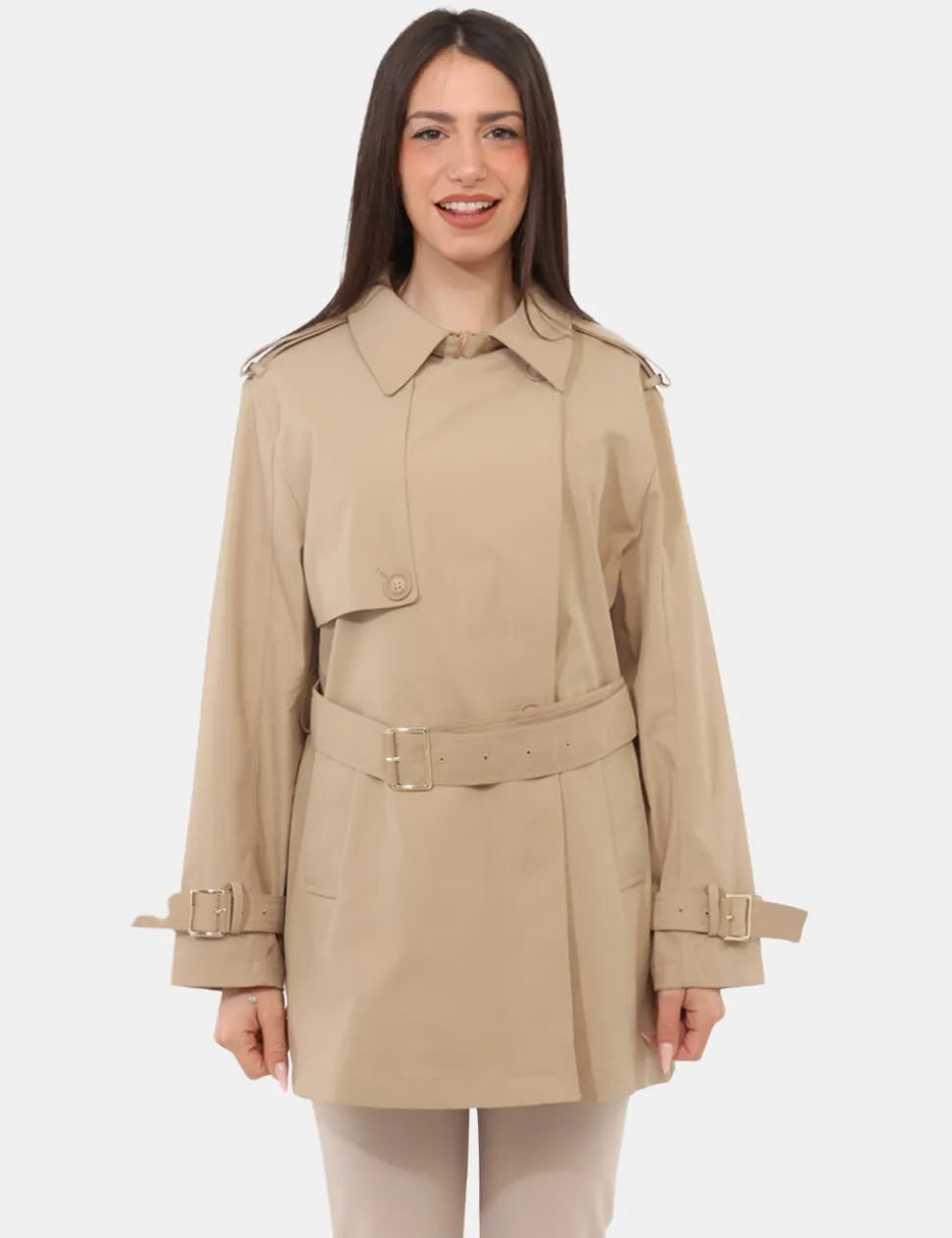Trench Yes Zee Beige
