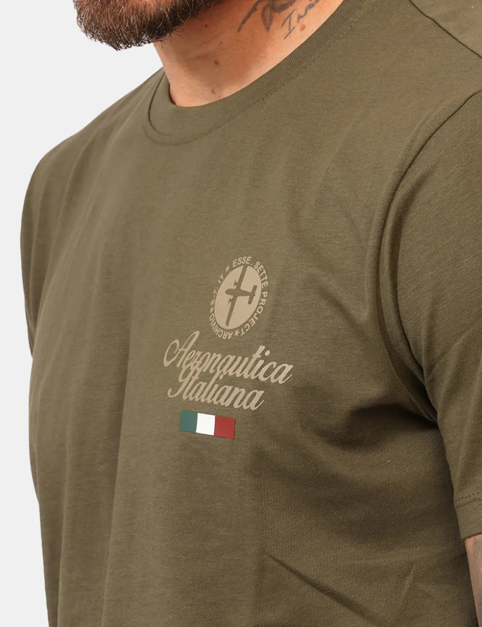 T-shirt Aeronautica Italiana Verde