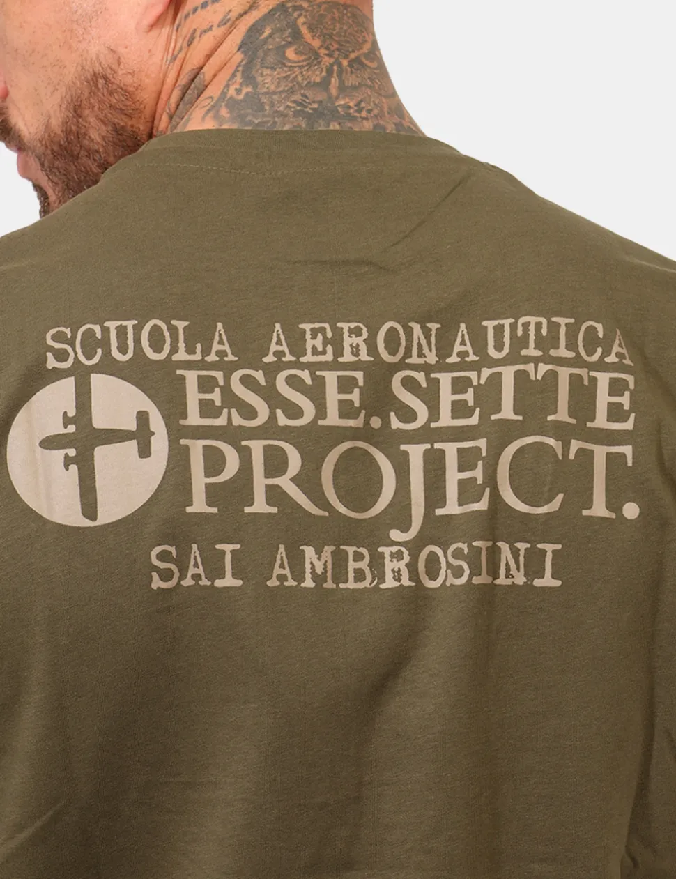 T-shirt Aeronautica Italiana Verde
