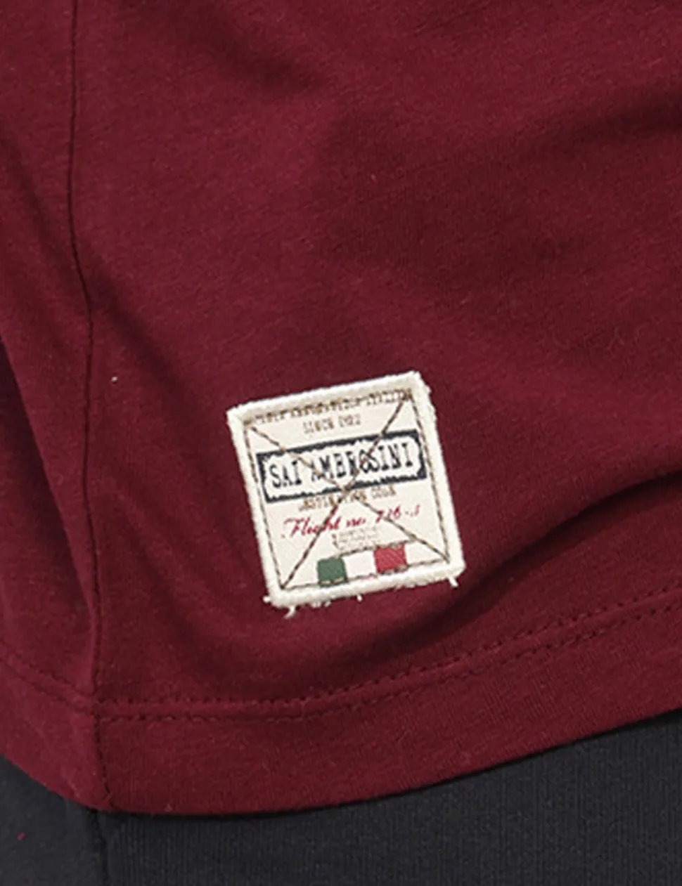 T-shirt Aeronautica Italiana Bordeaux