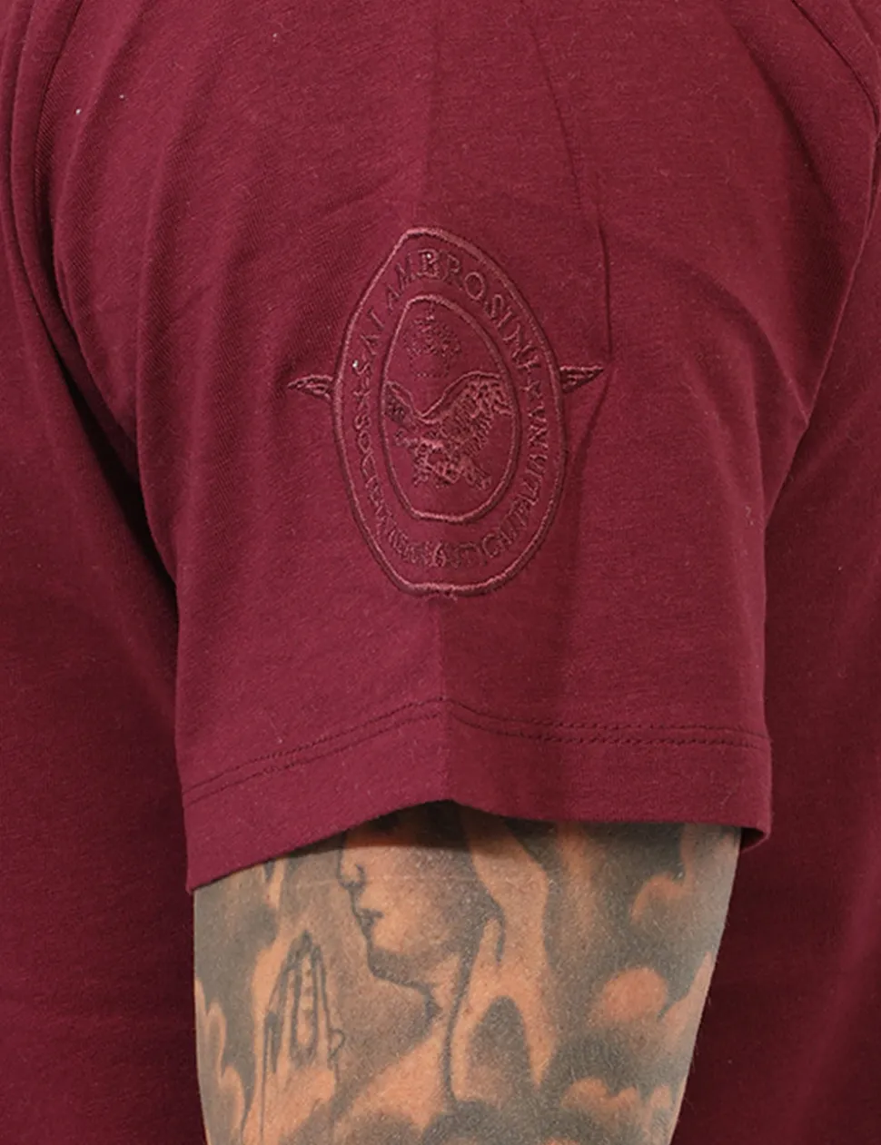 T-shirt Aeronautica Italiana Bordeaux