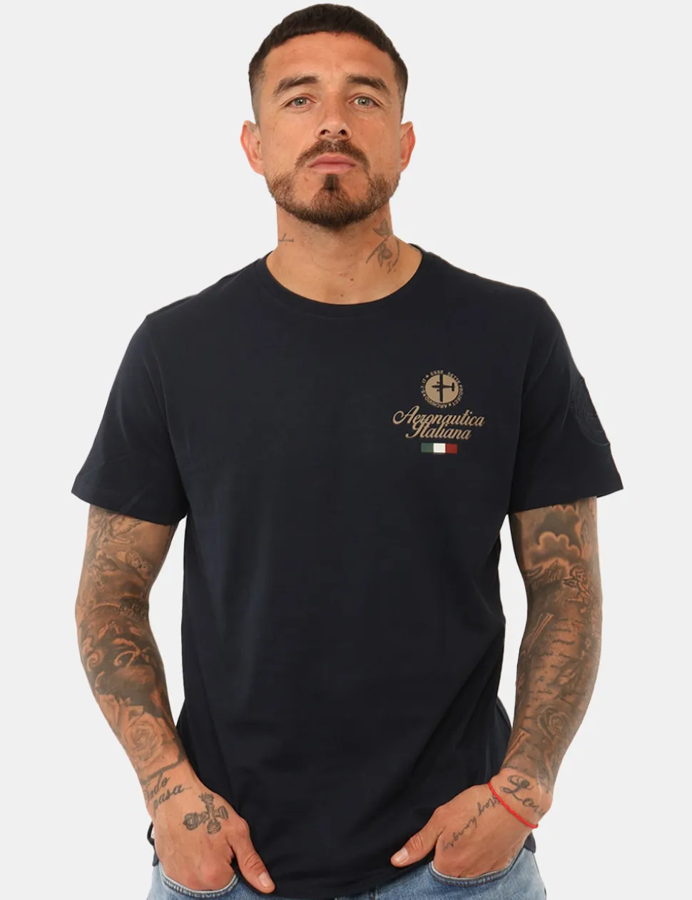 T-shirt Aeronautica Italiana Blu