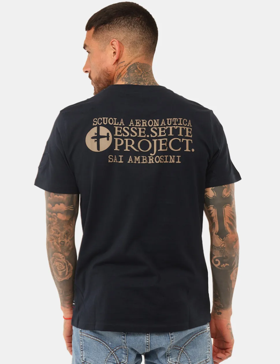 T-shirt Aeronautica Italiana Blu