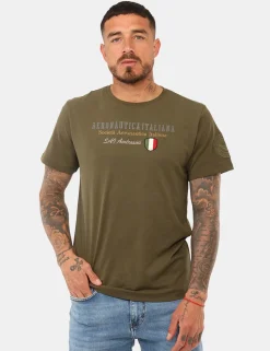 T-shirt Aeronautica Italiana Verde