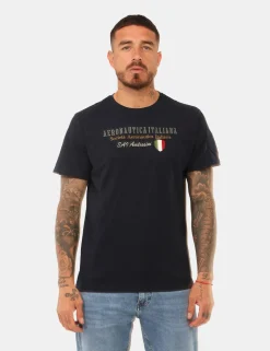 T-shirt Aeronautica Italiana Blu