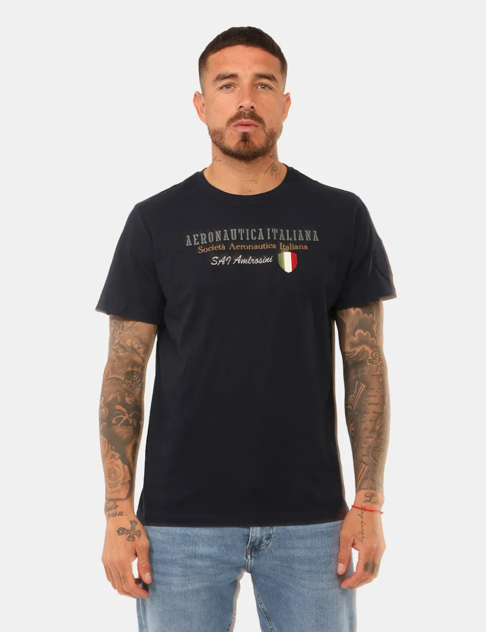 T-shirt Aeronautica Italiana Blu