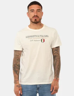 T-shirt Aeronautica Italiana Bianca