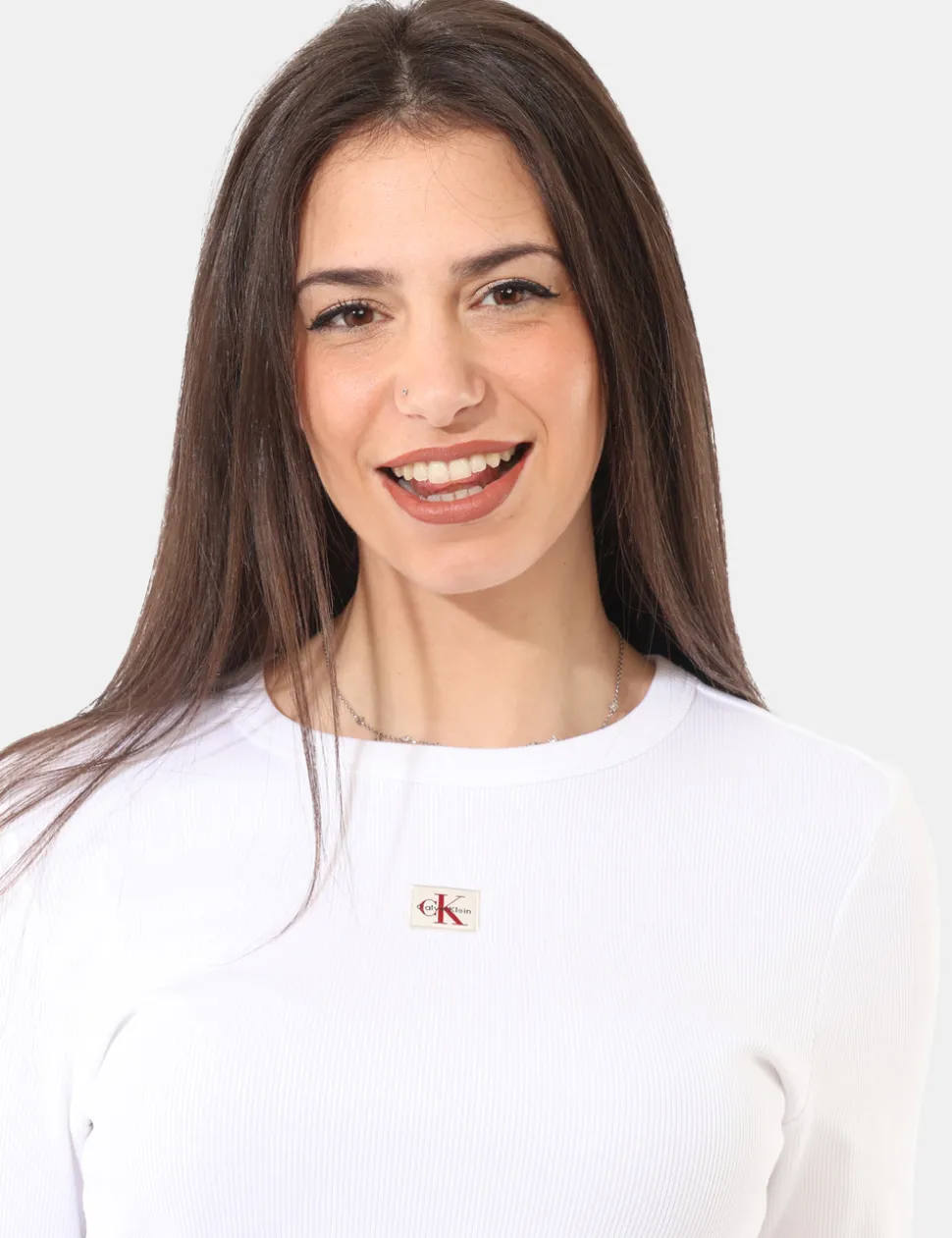 T-shirt Calvin Klein Bianco