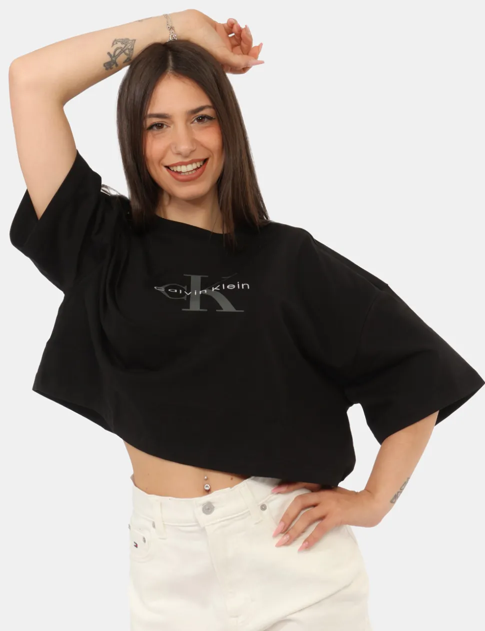 T-shirt Calvin Klein Nera