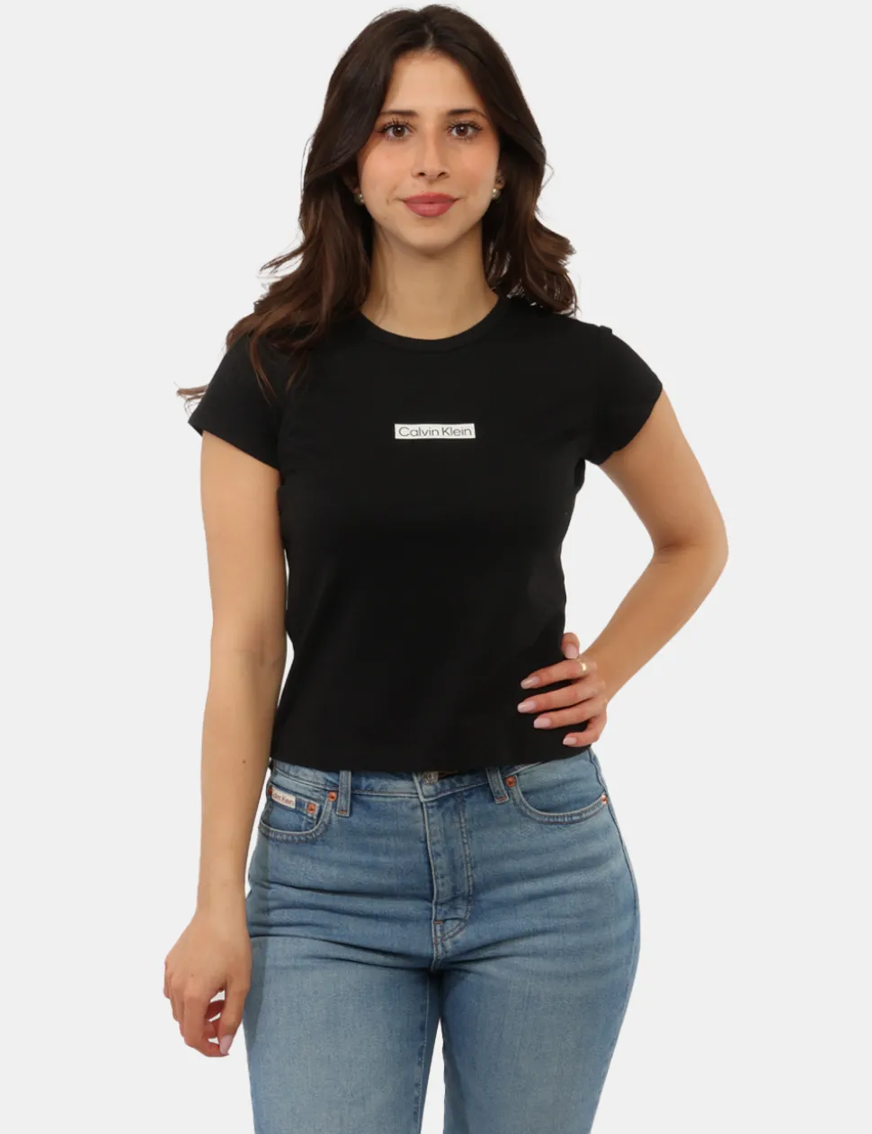 T-shirt Calvin Klein Nera