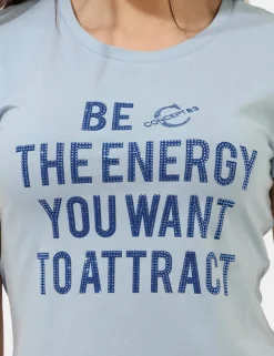 T-shirt Concept83 Azzurro