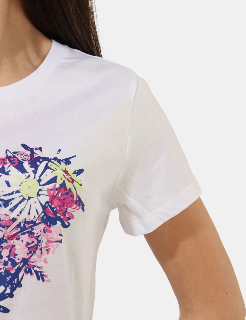 T-shirt Concept83 Bianco