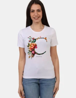 T-shirt Concept83 Bianco