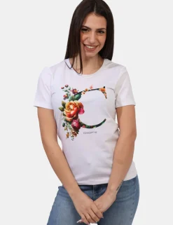 T-shirt Concept83 Bianco