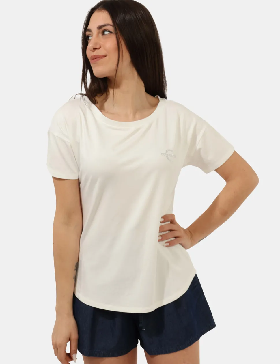 T-shirt Concept83 Bianco