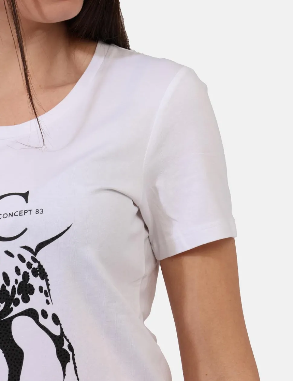 T-shirt Concept83 Bianco