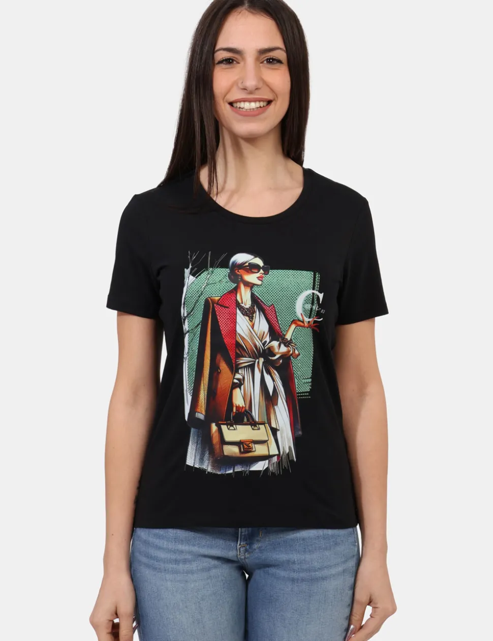 T-shirt Concept83 Nero