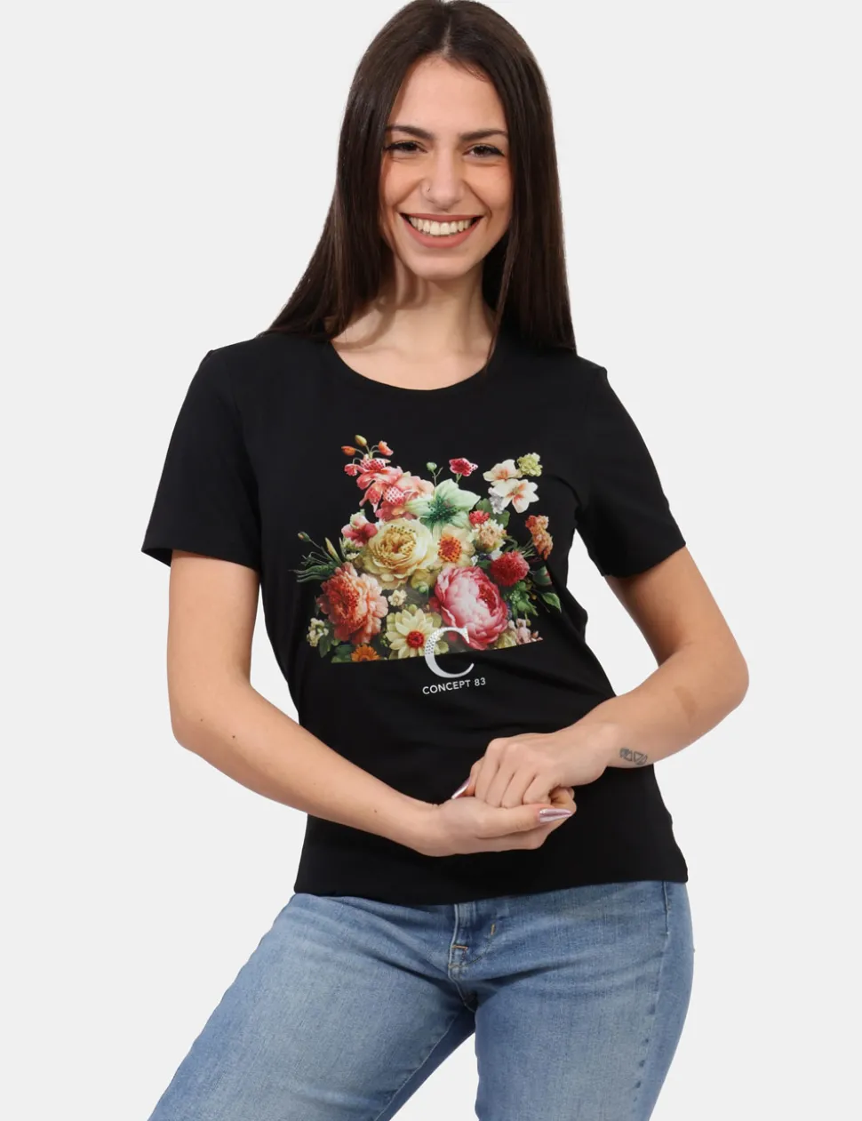 T-shirt Concept83 Nero