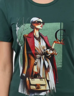 T-shirt Concept83 Verde