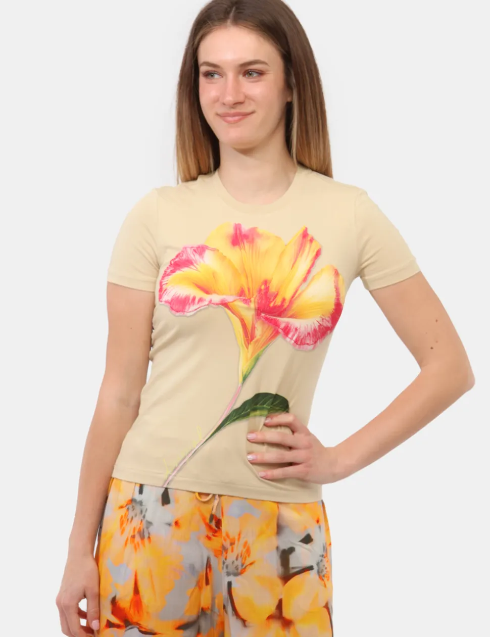 T-shirt Desigual Beige