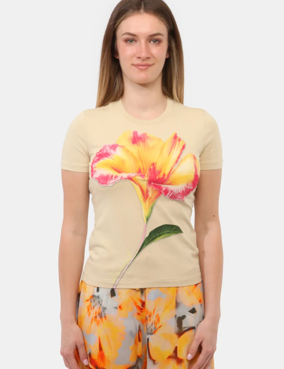 T-shirt Desigual Beige