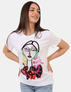 T-shirt Desigual Bianco