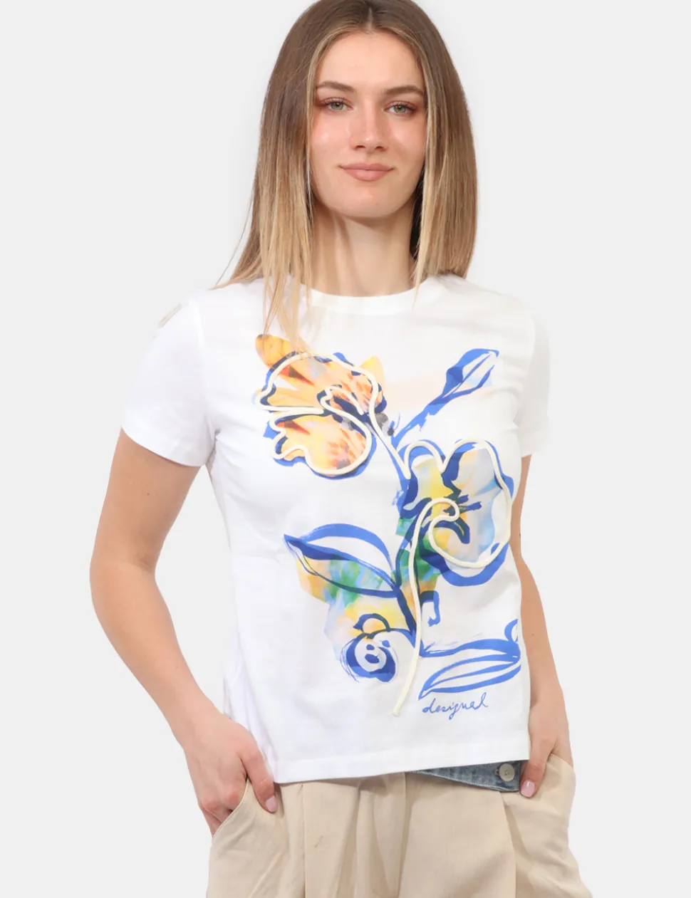 T-shirt Desigual Bianco