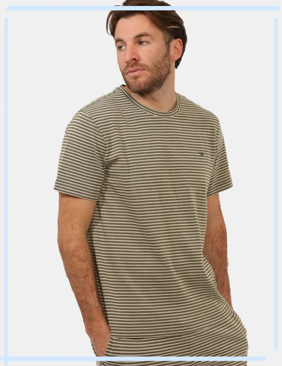 T-shirt Emporio Armani Verde tg. L