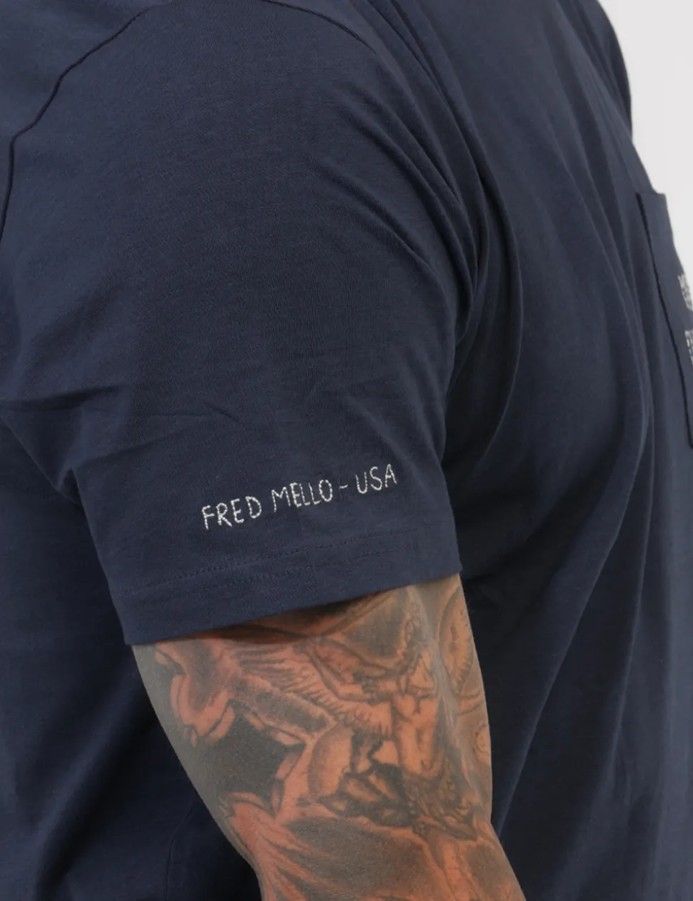 T-shirt Fred Mello Blu