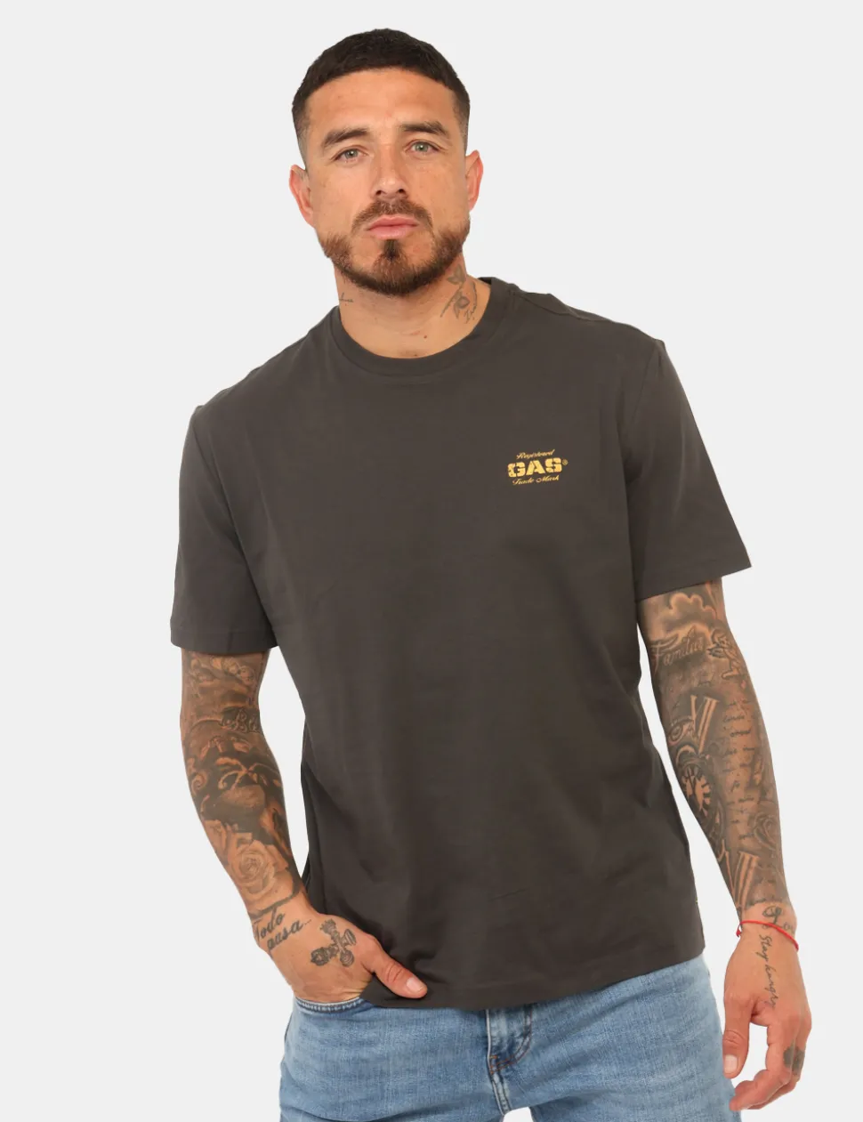 T-shirt Gas Grigia