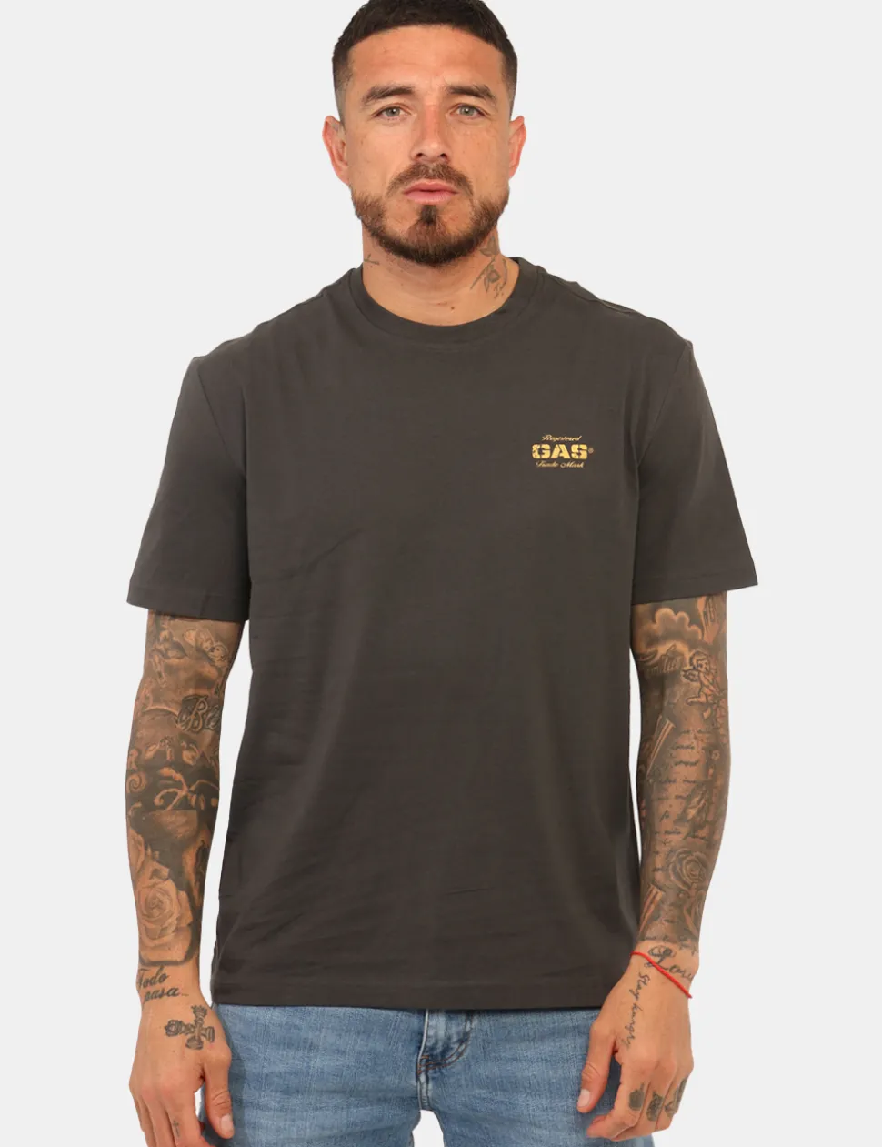 T-shirt Gas Grigia