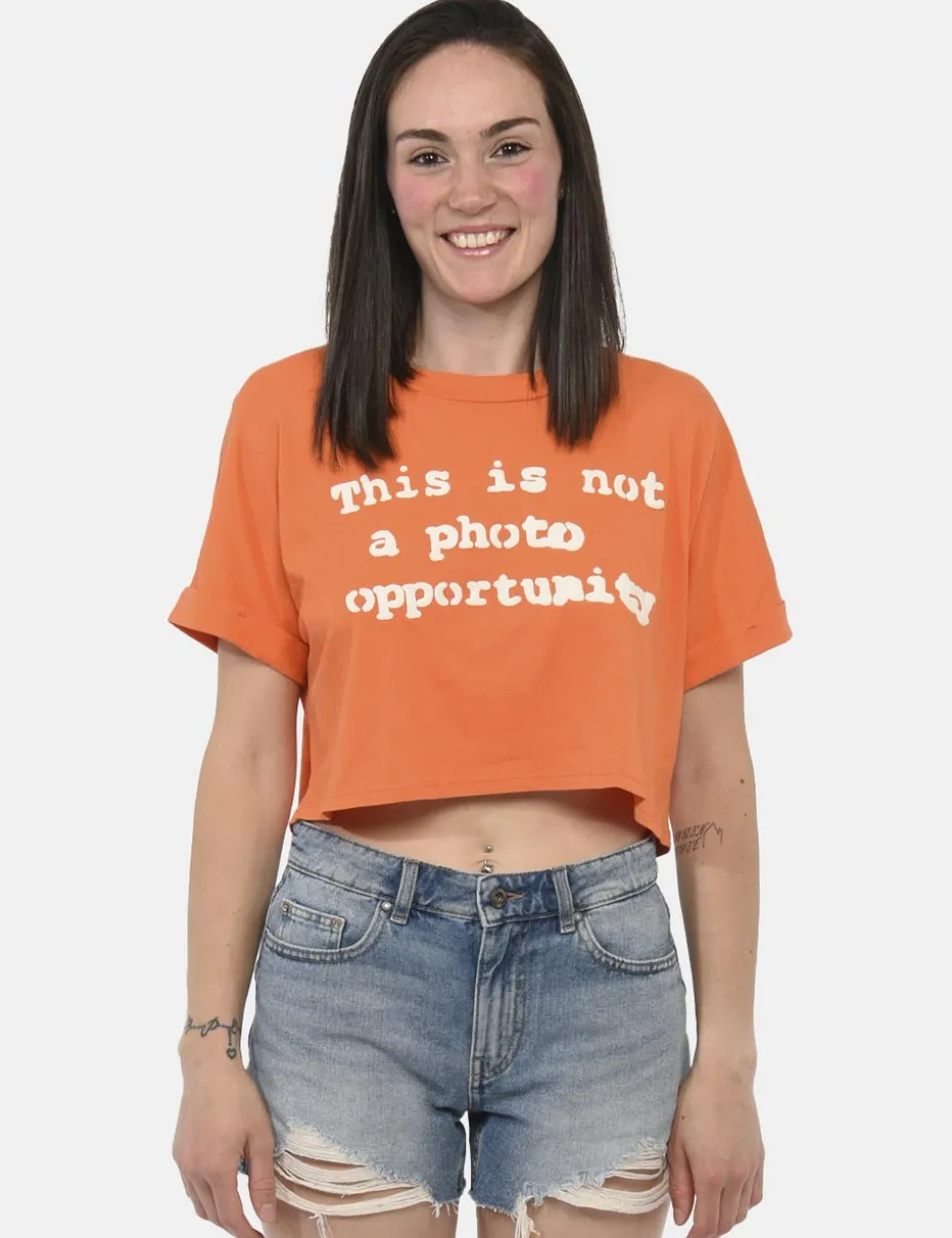 T-shirt Guess Arancione