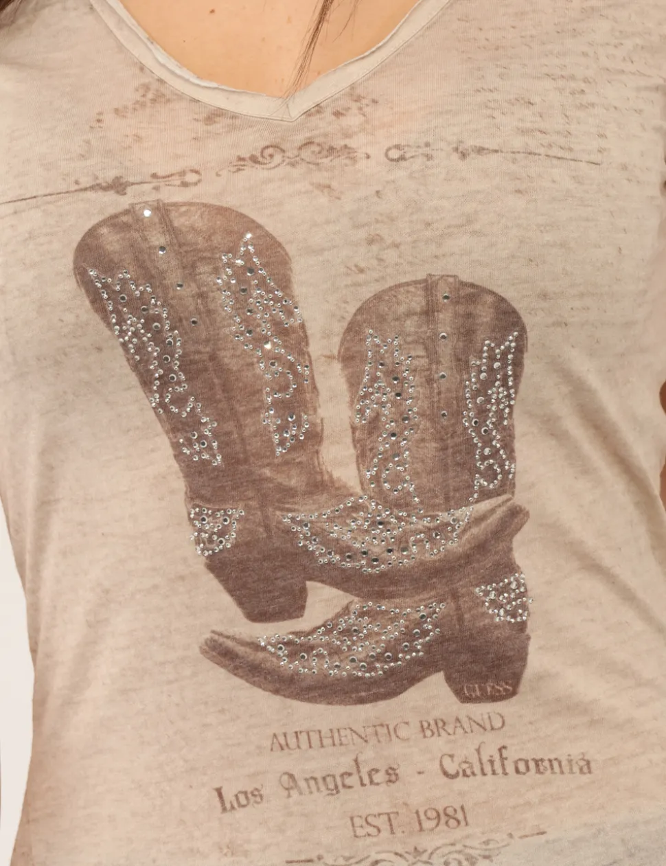 T-shirt Guess Beige