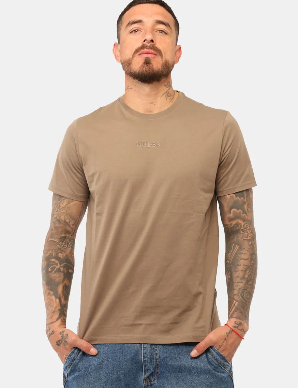 T-shirt Guess Marrone