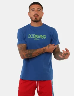 T-shirt Iceberg Blu