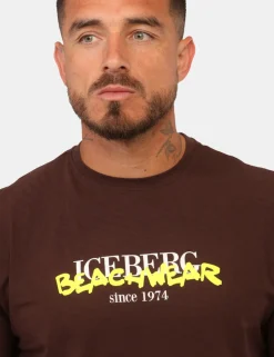 T-shirt Iceberg Marrone