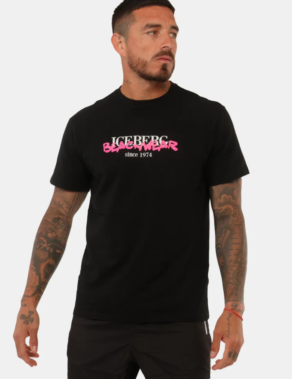 T-shirt Iceberg Nera