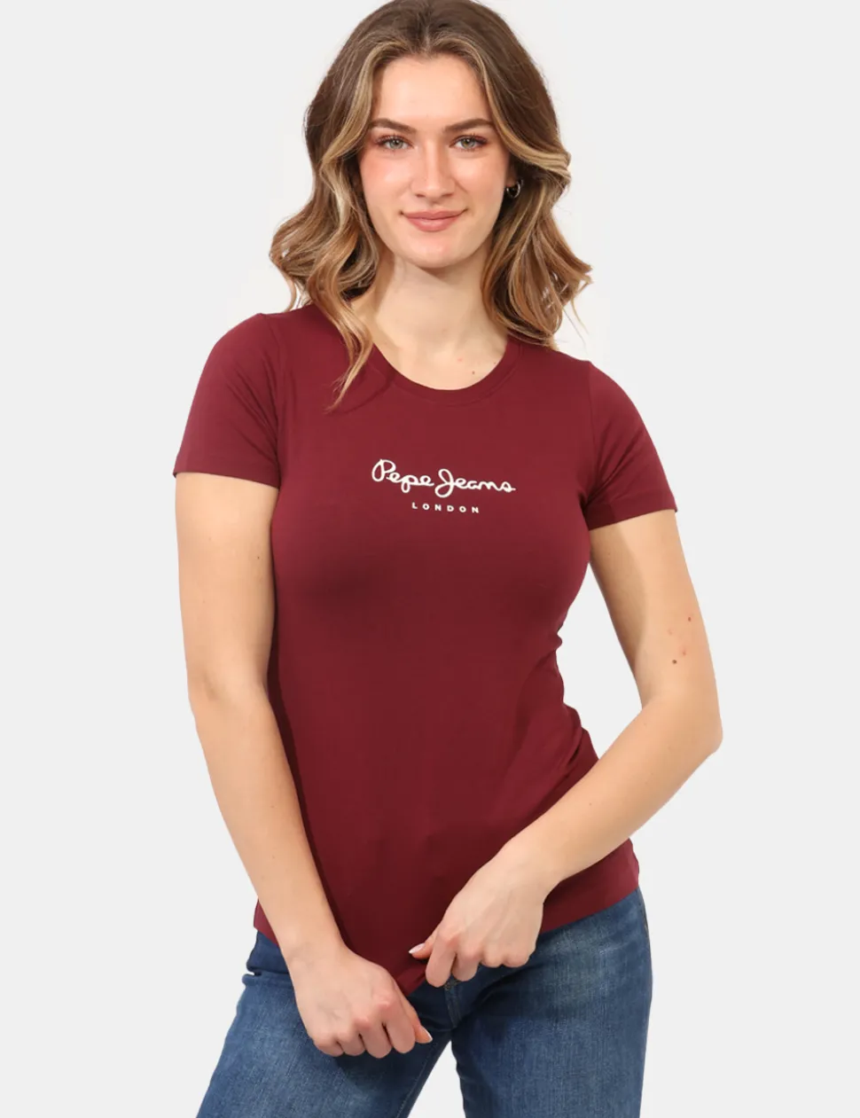 T-shirt Pepe Jeans Bordeaux