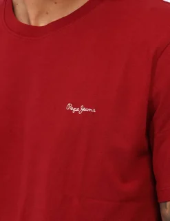 T-shirt Pepe Jeans Rossa