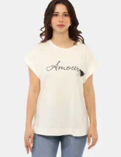 T-shirt Sandro Ferrone Bianca